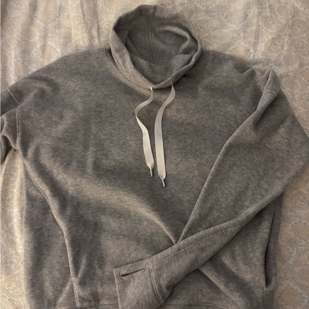 Lululemon Fleece Gray Turtleneck Sweater